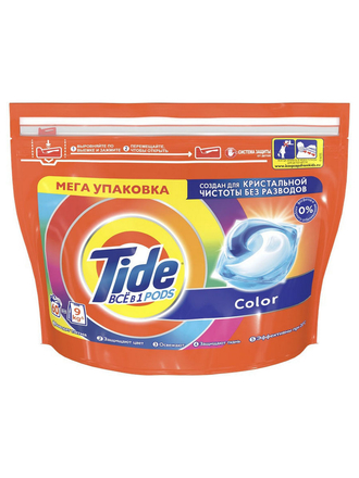 Tide СМС жидк. в растворимых капсулах Color 60х22.8г Tide