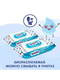 Megabox YokoSun детская влажная туалетная бумага , 272 шт (4 уп * 68 шт) YokoSun