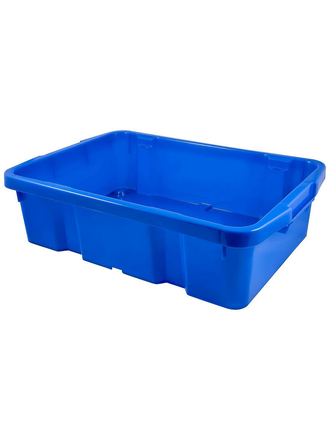 Ящик для хранения Plast Team, штабелируемый, 30л, синий, 575х390х155 (PT9959) Plast Team