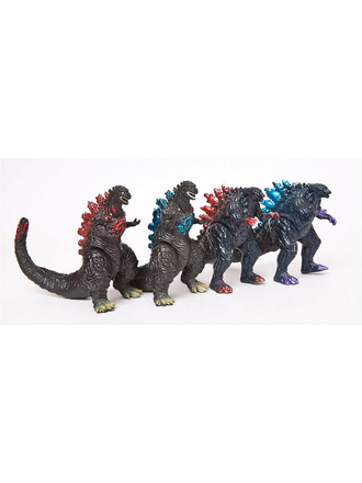 Набор фигурок Годзилла #1 4шт (8см, пакет) Godzilla