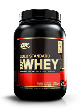 Протеин Gold Standard 100% Whey 2 lb (907 г.) - Двойной богатый шоколад Optimum Nutrition