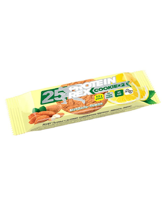 Протеиновое печенье COOKIE х 2 без сахара (миндаль-лимон), 12 шт х 50 г ProteinRex