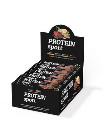 Протеиновый батончик EFFORT PROTEIN SPORT в глазури со вкусом шоколада 24 шт по 40 гр EFFORT