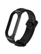 Cиликоновый ремешок с металл. корпусом для Xiaomi Mi Band 3, Mi Band 4, Mi Band 5, Mi Band 6 MIJOBS
