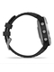 Смарт-часы Garmin Fenix 6 Solar серебристый с черным ремешком GARMIN