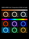 Кольцевая лампа RGB (цветная) LED 33см с металическим штативом и селфи-пультом Кольцевая лампа KingRing Pro