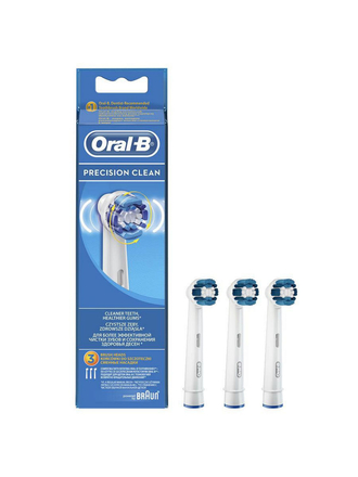 Сменные насадки для электрических зубных щеток Oral-B Precision Clean для эффективной чистки, 3 шт. Oral-B
