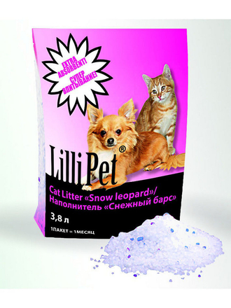 Наполнитель SNOW LEOPARD для животных, 3.8л Lilli Pet