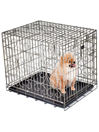 Клетка для собак PREMIUM №3 77x59x62 см (CRISTAL) LEO FACTORY