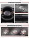Оплетка SKYWAY Modern-5 M Черная экокожа Skyway