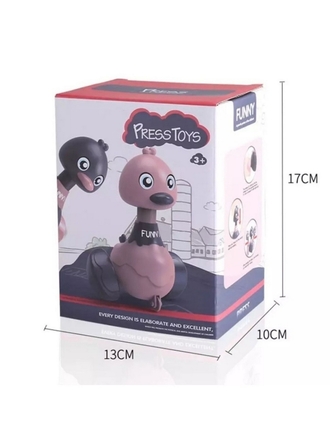 Игрушка - погремушка инерционная Утенок BOSSTOYS