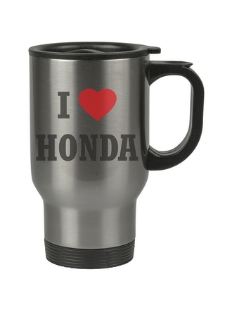 Автомобильная термокружка I love Honda DRABS
