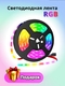 Светодиодная лента LED RGB Цветная / 5 метров с блоком питания и пультом Светодиодная лента Lent Teria