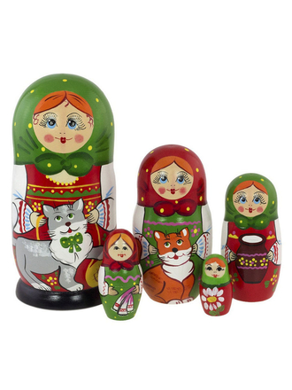 Матрёшка 5 мест 15 см Ажна