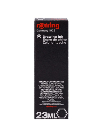 Белая тушь для изографа Rotring 23мл / S0216550 ROTRING