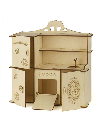 Кухня для кукол типа Барби, для кукол до 30 см Teremtoys