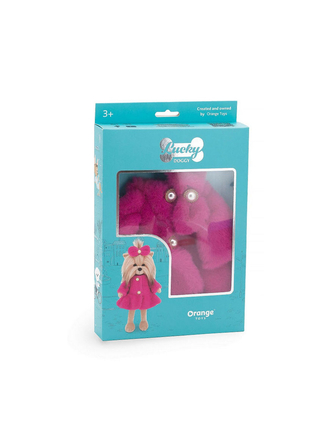 Набор одежды для коллекции Lucky Doggy: Розовая шуба Orange Toys