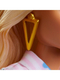 Кукла Barbie Игра с модой Блондинка в розовом платье с цветами и ковбойских сапогах Barbie