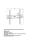 Настенный кронштейн PLB4T с функцией наклона iTECHmount