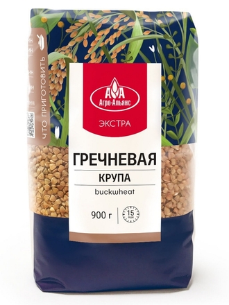 Гречневая крупа Агро-Альянс Экстра 900г Агро-Альянс