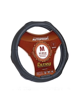 Autoprofi Оплётка руля, серия LUXURY, AP-1020 BK (L)