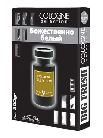 FKVJP Ароматизатор воздуха BIG FRESH COLOGNE SELECTION Божественно белый (300гр)