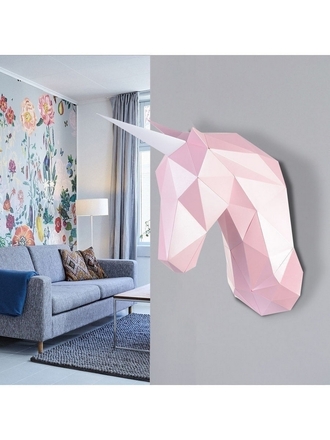 3D оригами конструктор набор для творчества "Единорог Зефир" Paperraz