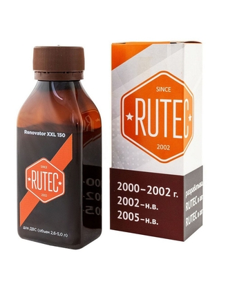 Rutec RENOVATOR 150 #RUTEC - добавка для двигателя от 2,5 л с пробегом от 150 000 км