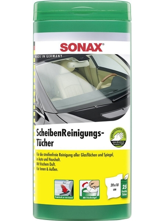 Sonax Салфетки для очистки стекол в тубе Sonax