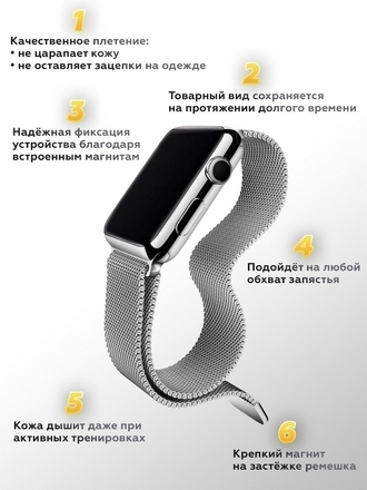 Ремешок для Apple Watch 38/40/41 мм Privet