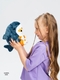 кот акула плюшевая мягкая 25 см KARDEL KIDS