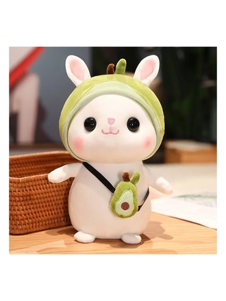 Мягкая Игрушка Кролик Авокадо/Kawaii/Плюшевая игрушка Заяц 30 см Kawaii