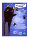Мягкая игрушка Кот-батон черный, с желтыми глазами, 110 см Plush Paradise